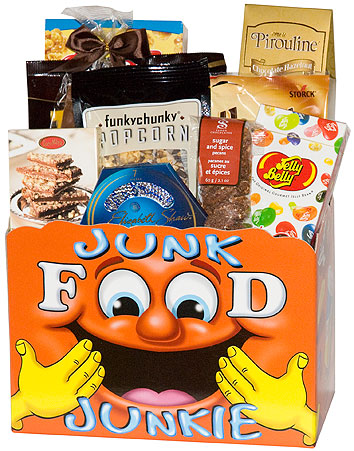 Gift basket: Junk Food Junkie